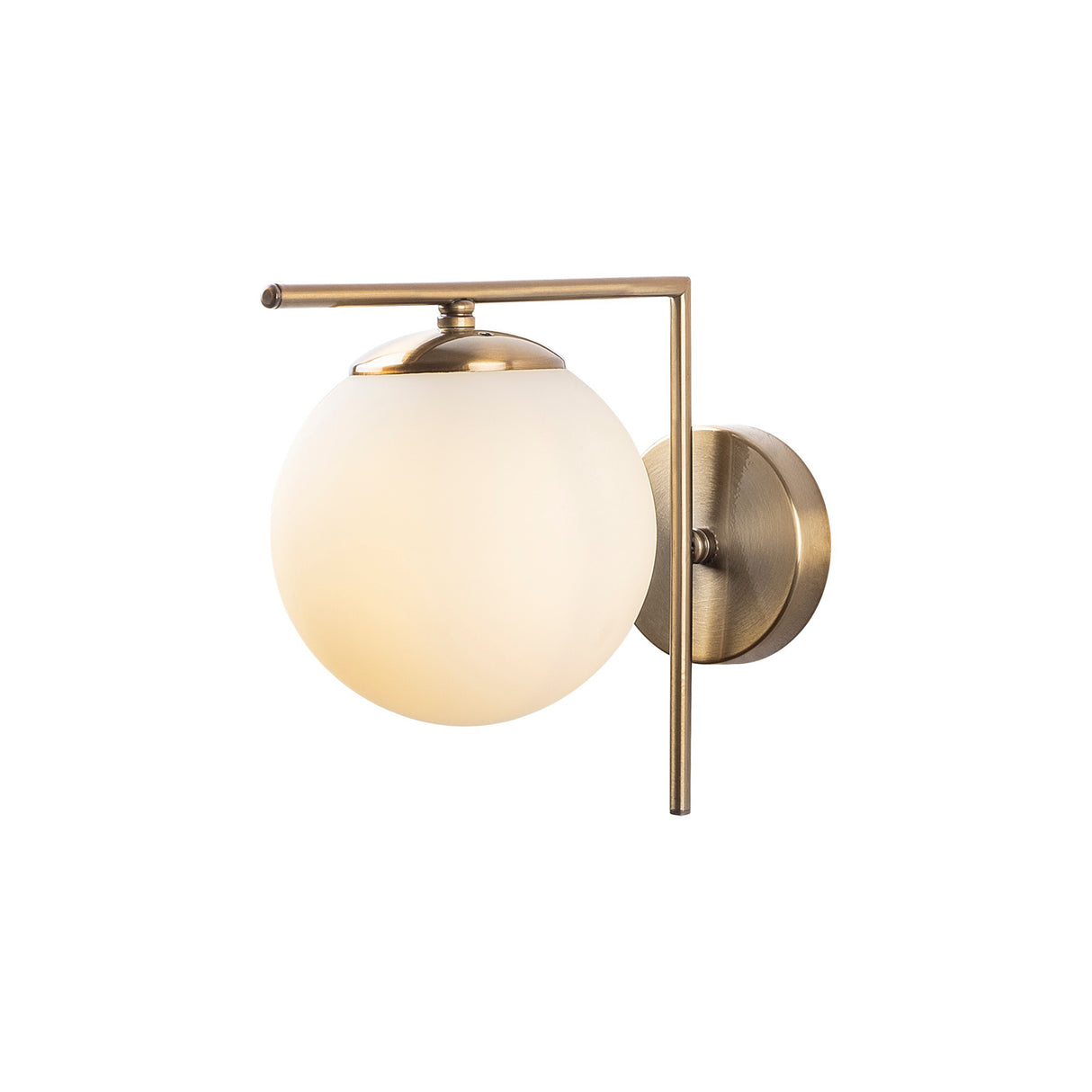 Lampada da parete a 1 luce in metallo color rame Haven