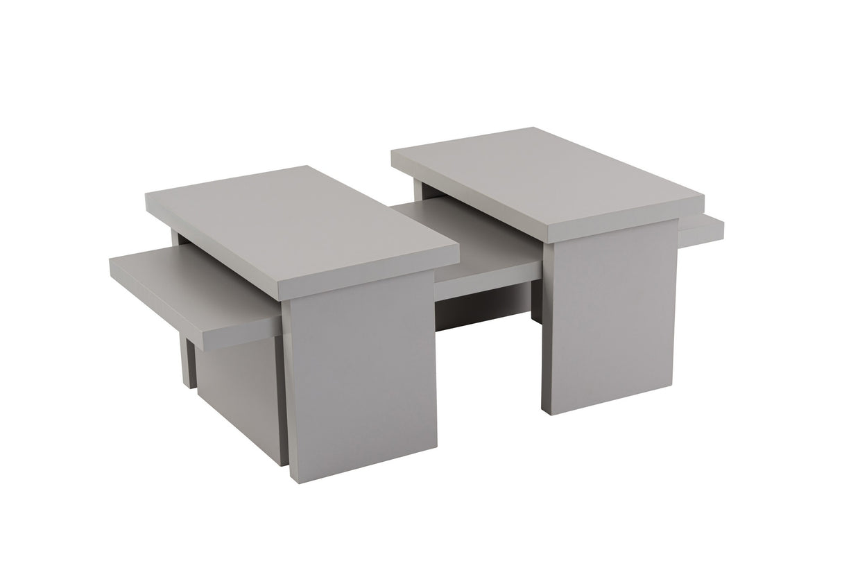 Salontafels - Salontafel Grijs Melamine Rebellion - Dimehouse