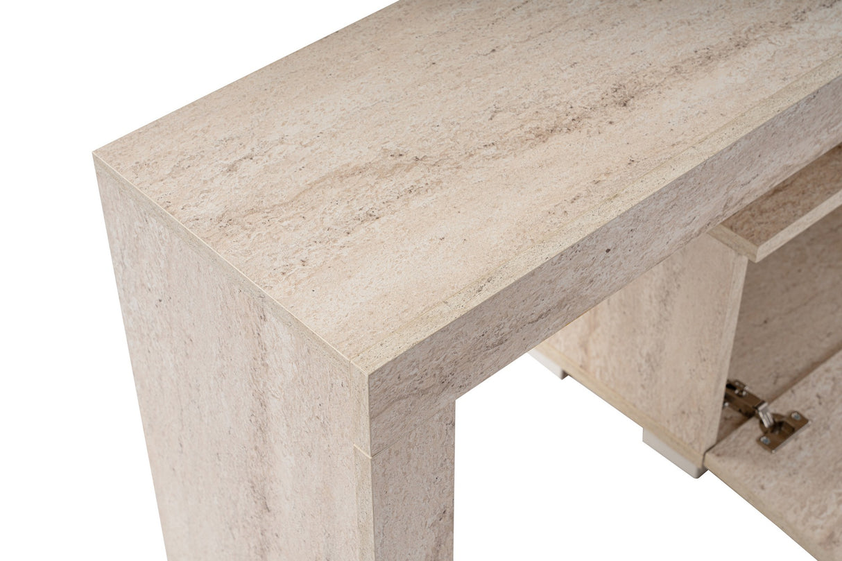 TV Meubels - TV Meubel Beige Melamine Vertex 50x180x31,3 cm - Dimehouse