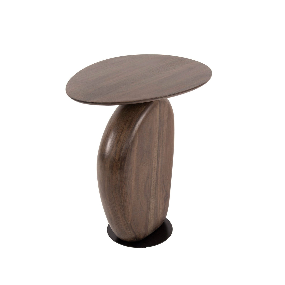 Tavolino Acacia Glaze Brown 45x36x50 cm
