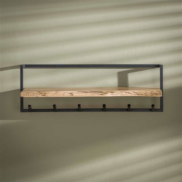Appendiabiti Dewi DH Interior Acacia LxPxH 104x36x17 Legno di acacia Foto atmosferica vista frontale
