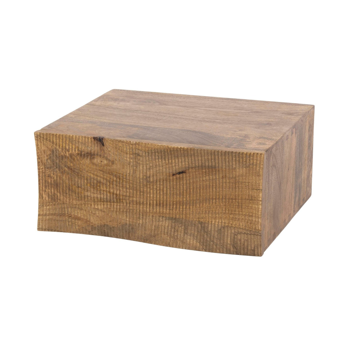 Nachtkastje - Zwevend nachtkastje 1 lade zandkleur mangohout Oona - Dimehouse