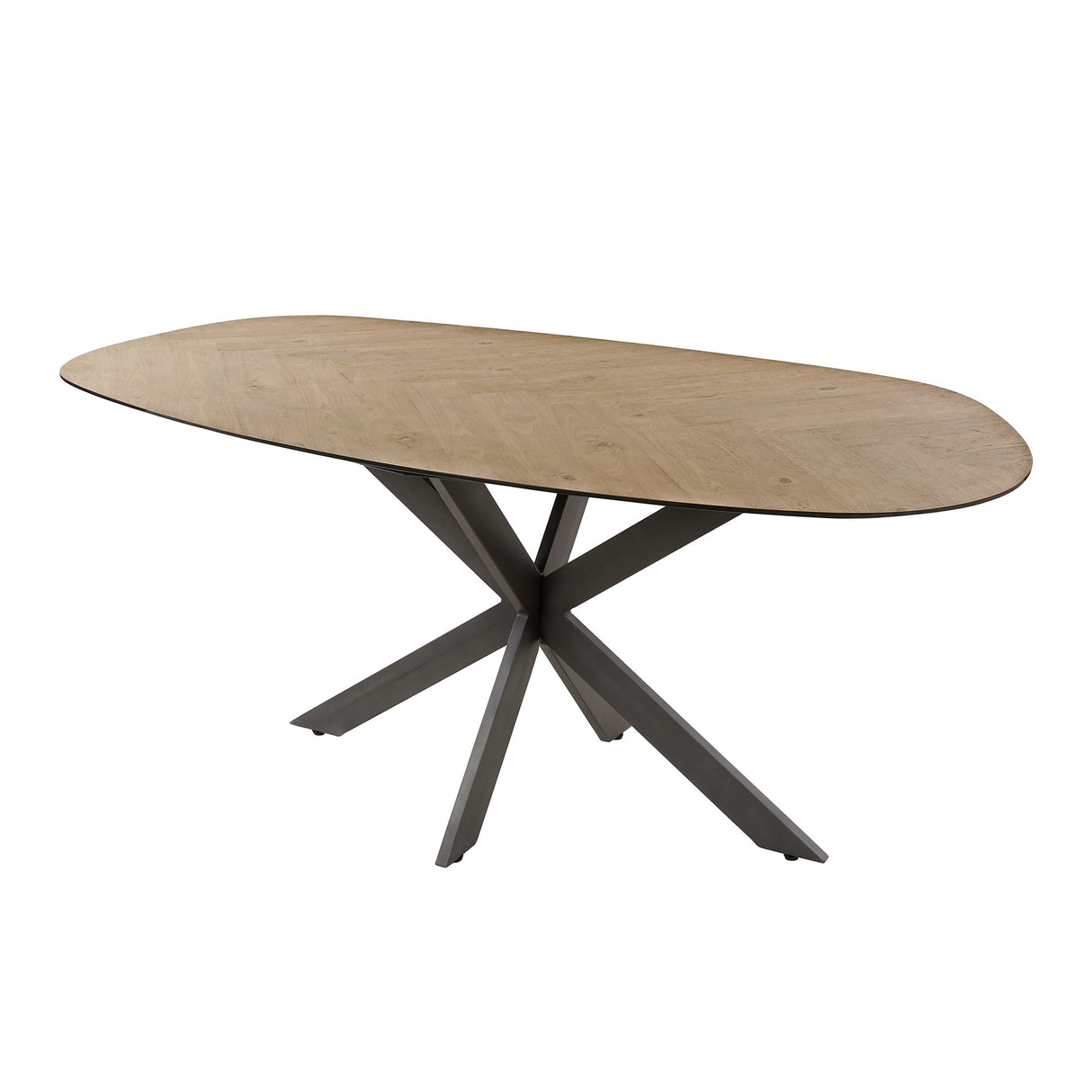 Eettafels - Organische Eettafel Annemé Visgraat 180 x 95 cm - Dimehouse