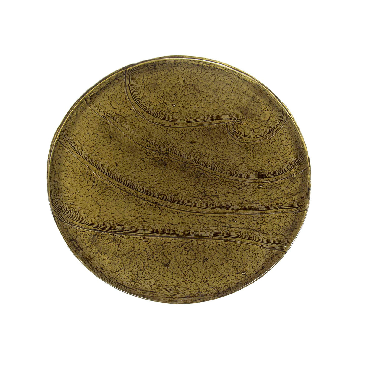 Tavolino Vesto Goccia Oro Antico 60 cm