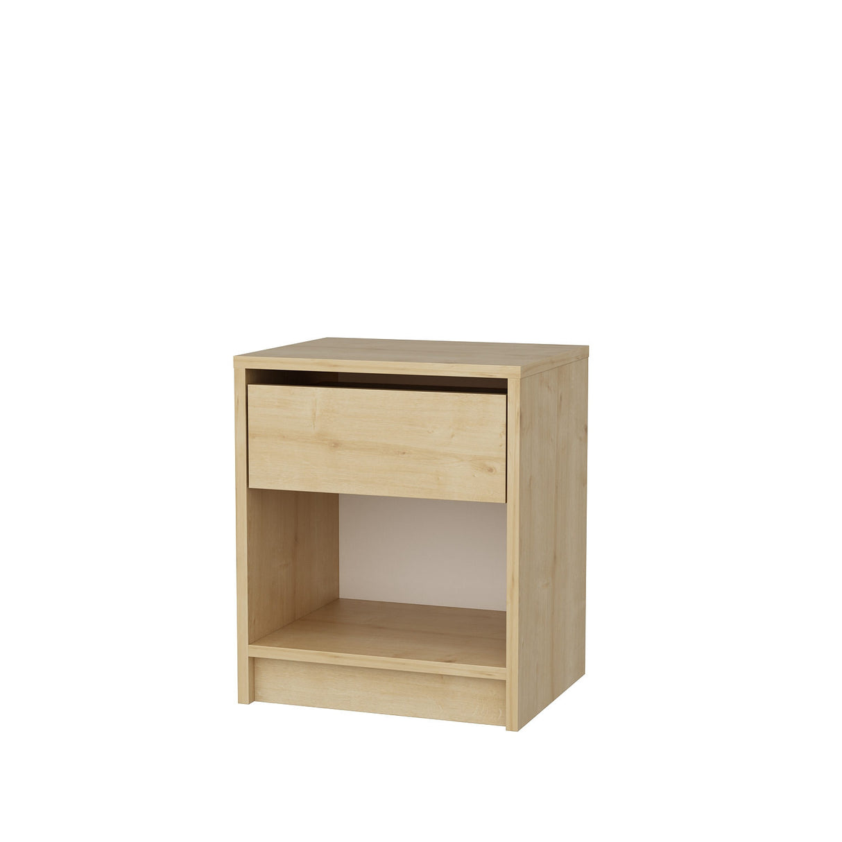 Comodino Sheridan effetto rovere 44,6 cm Pannello del mobile con finitura melaminica
