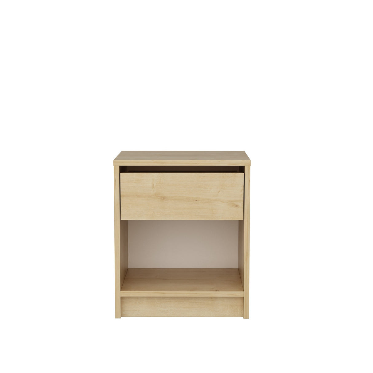 Comodino Sheridan effetto rovere 44,6 cm Pannello del mobile con finitura melaminica