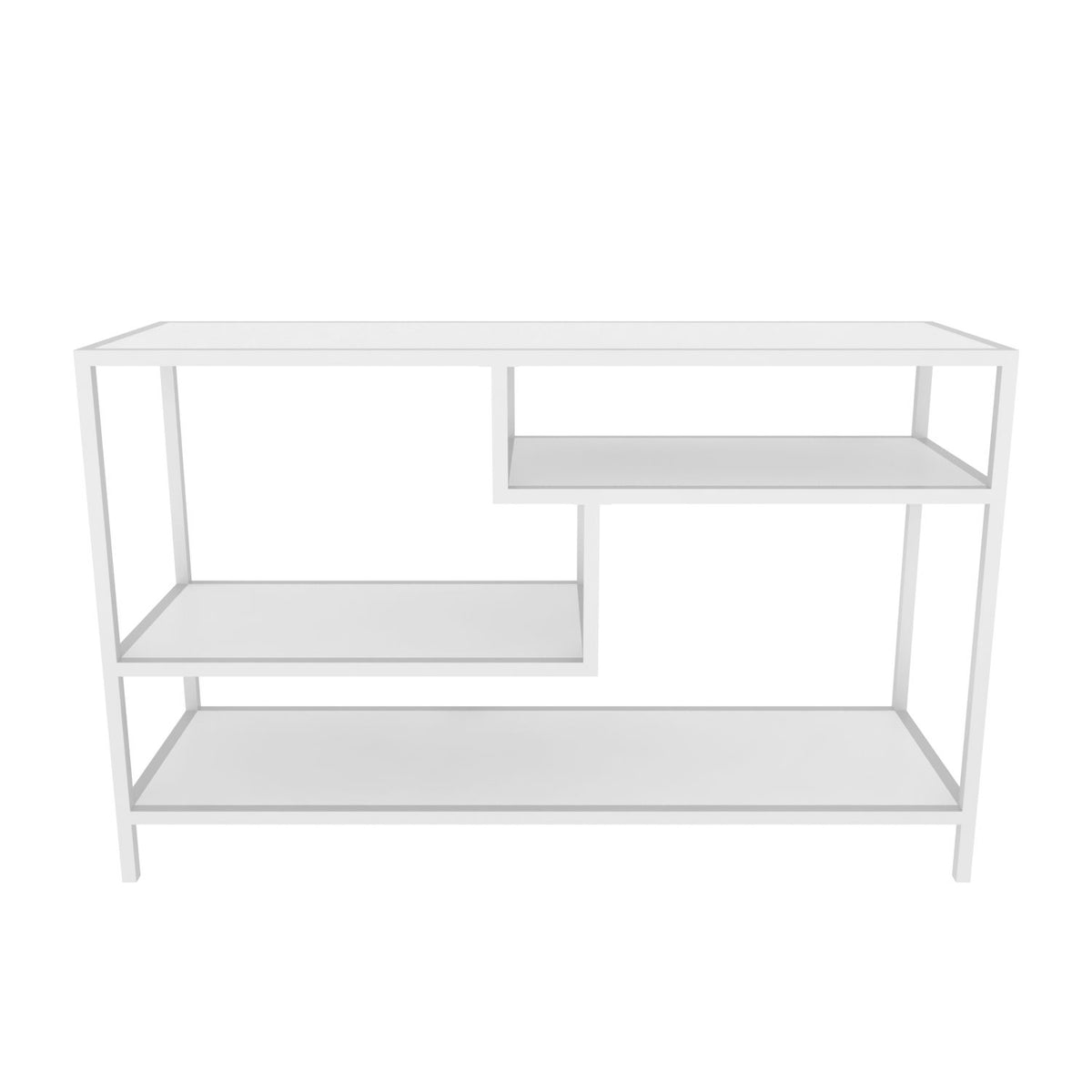 TV Meubels - TV Meubel Robbins White Wit Melamine 120x75x39 cm - Dimehouse