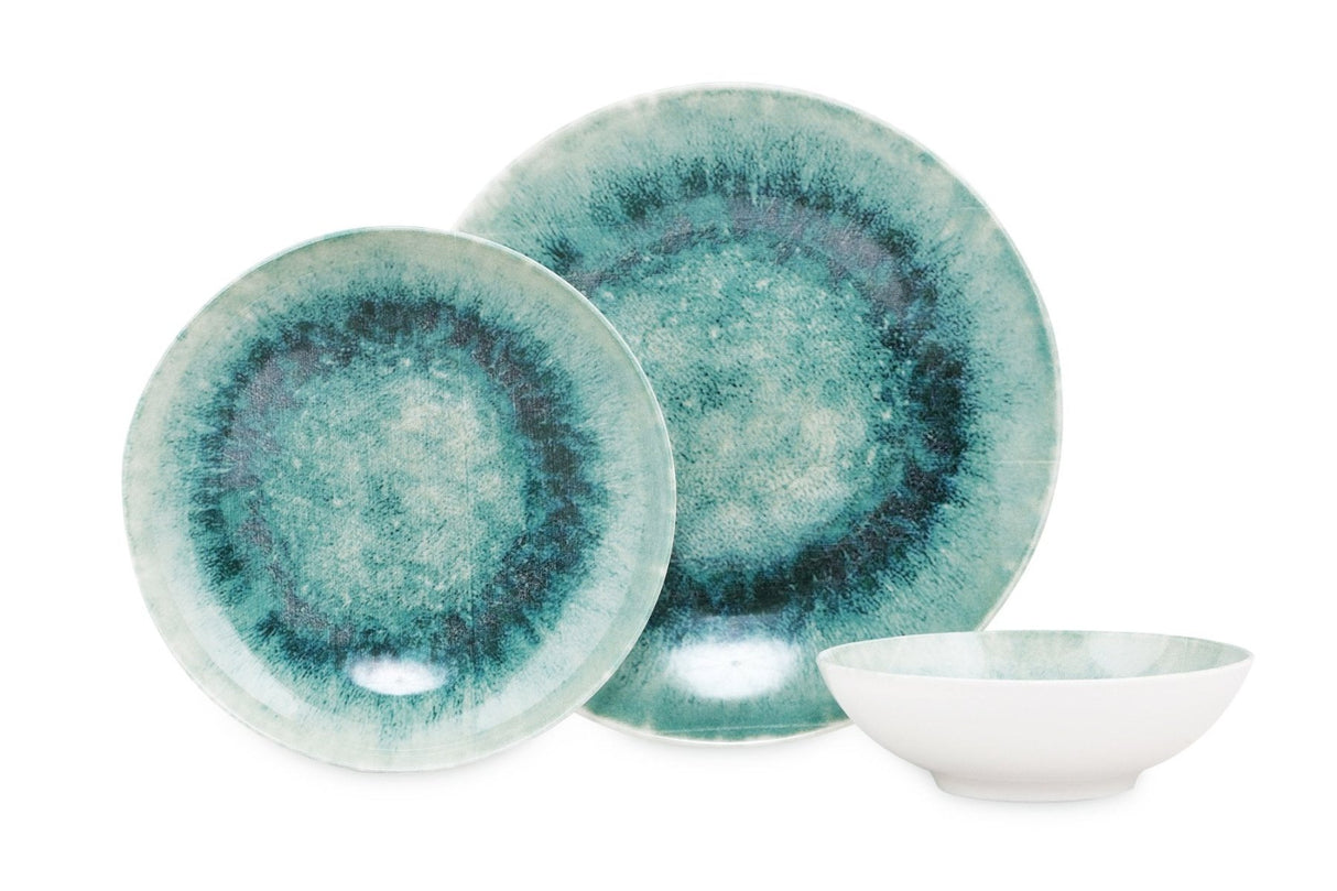 GBSATN18KY1E1657 Bianco Blu 100% PORCELLANA