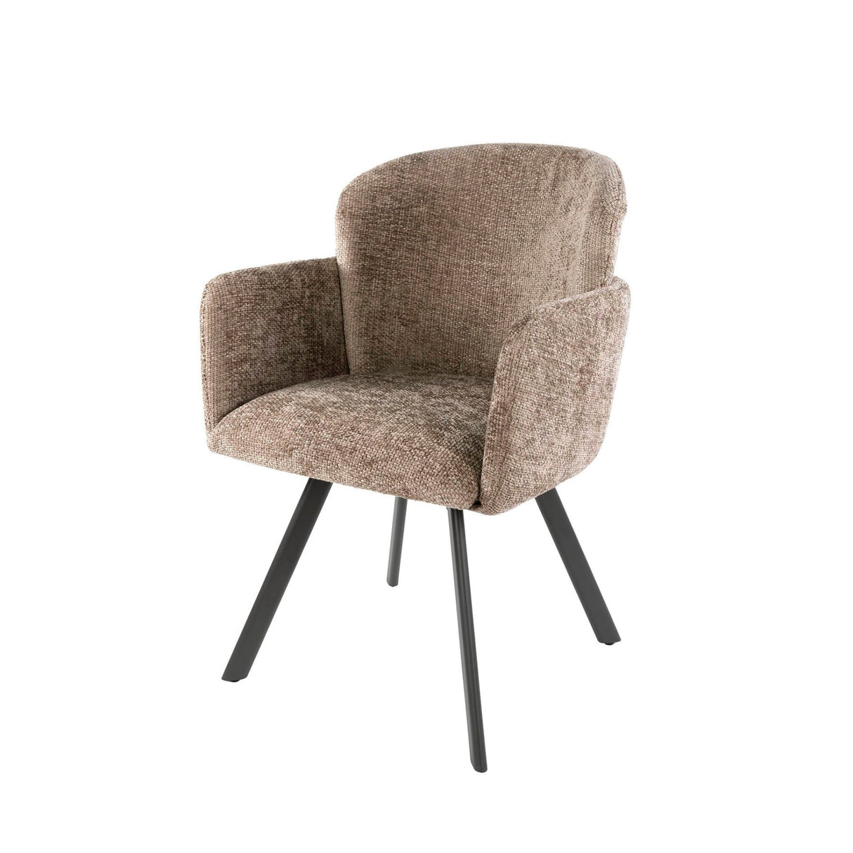 Set di 2 sedie da pranzo moderne Luma Hoven Rich Champagne