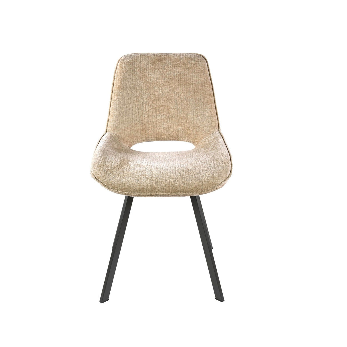 Set di 4 sedie da pranzo girevoli Avero Jaroq sabbia