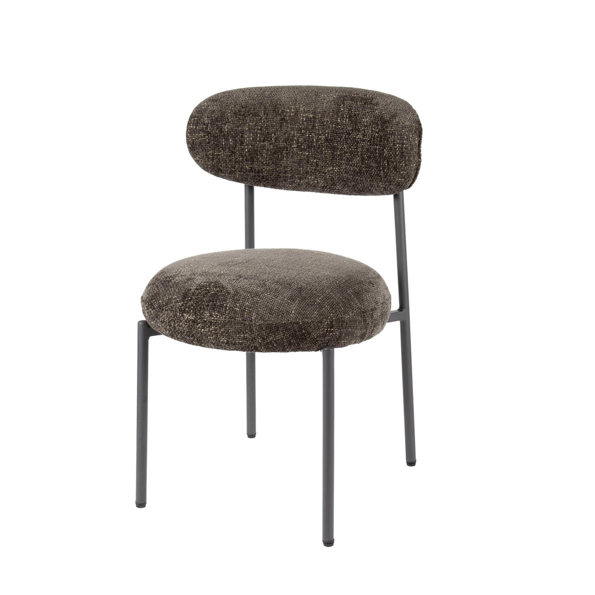 Eetkamerstoelen - Eetkamerstoel Aero Tissee Cargo Tissee Stof Bruin - Dimehouse