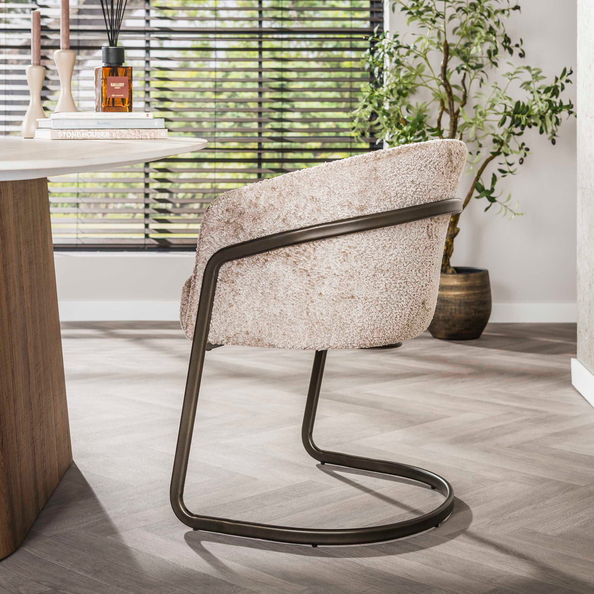 Set di 2 sedie per sala da pranzo Reno Alura sabbia