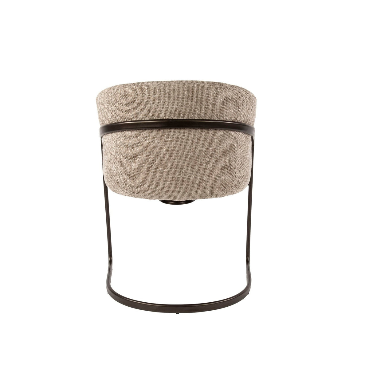 Set di 2 sedie da pranzo Reno Hoven in tessuto sabbia