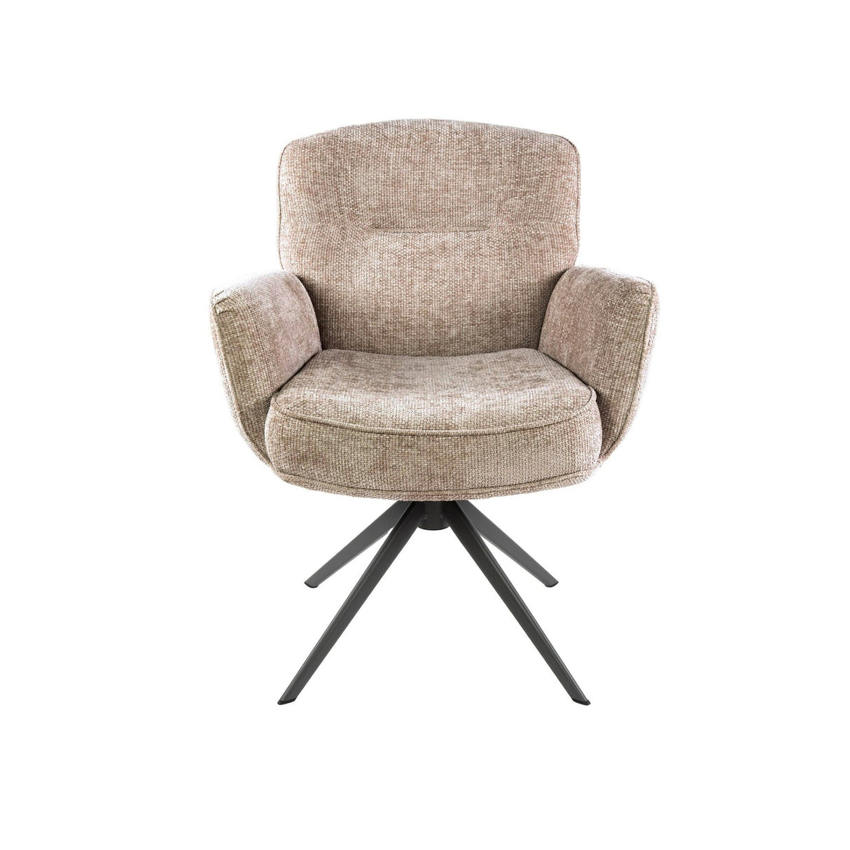 Set di 2 sedie da pranzo Savona girevoli Hoven Rich Sand