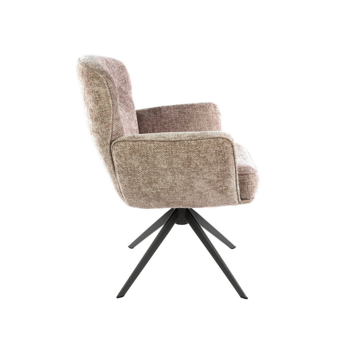 Set di 2 sedie da pranzo Savona girevoli Hoven Rich Sand