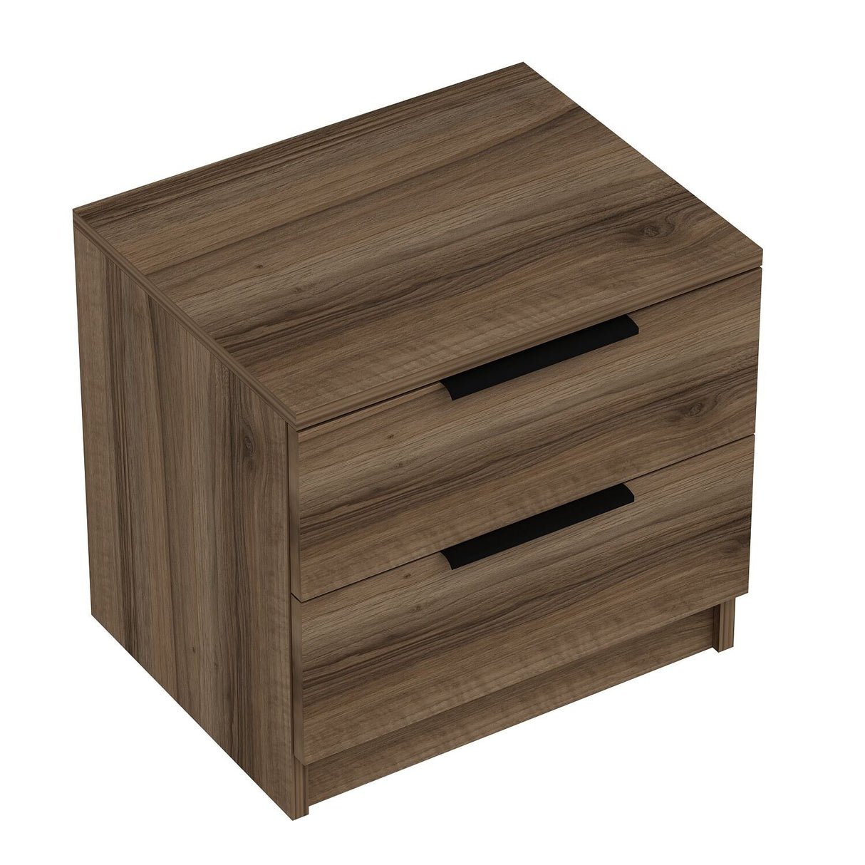 Nachtkastjes - Nachtkastje Kala Plus Walnoot Melamine 54x40x47 cm - Dimehouse