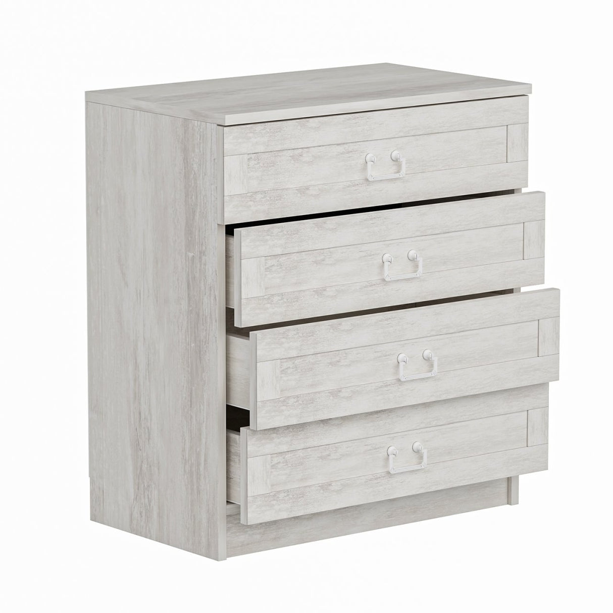 Ladekasten - Ladekast Kale Wit Melamine 72x42x77 cm - Dimehouse