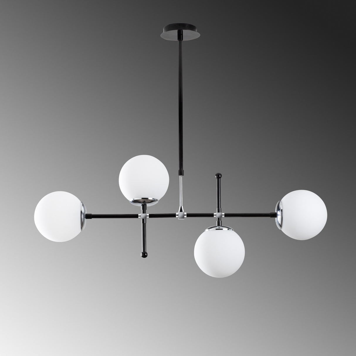 Hanglampen - Hanglamp Zwart Metaal Rosanna - Dimehouse