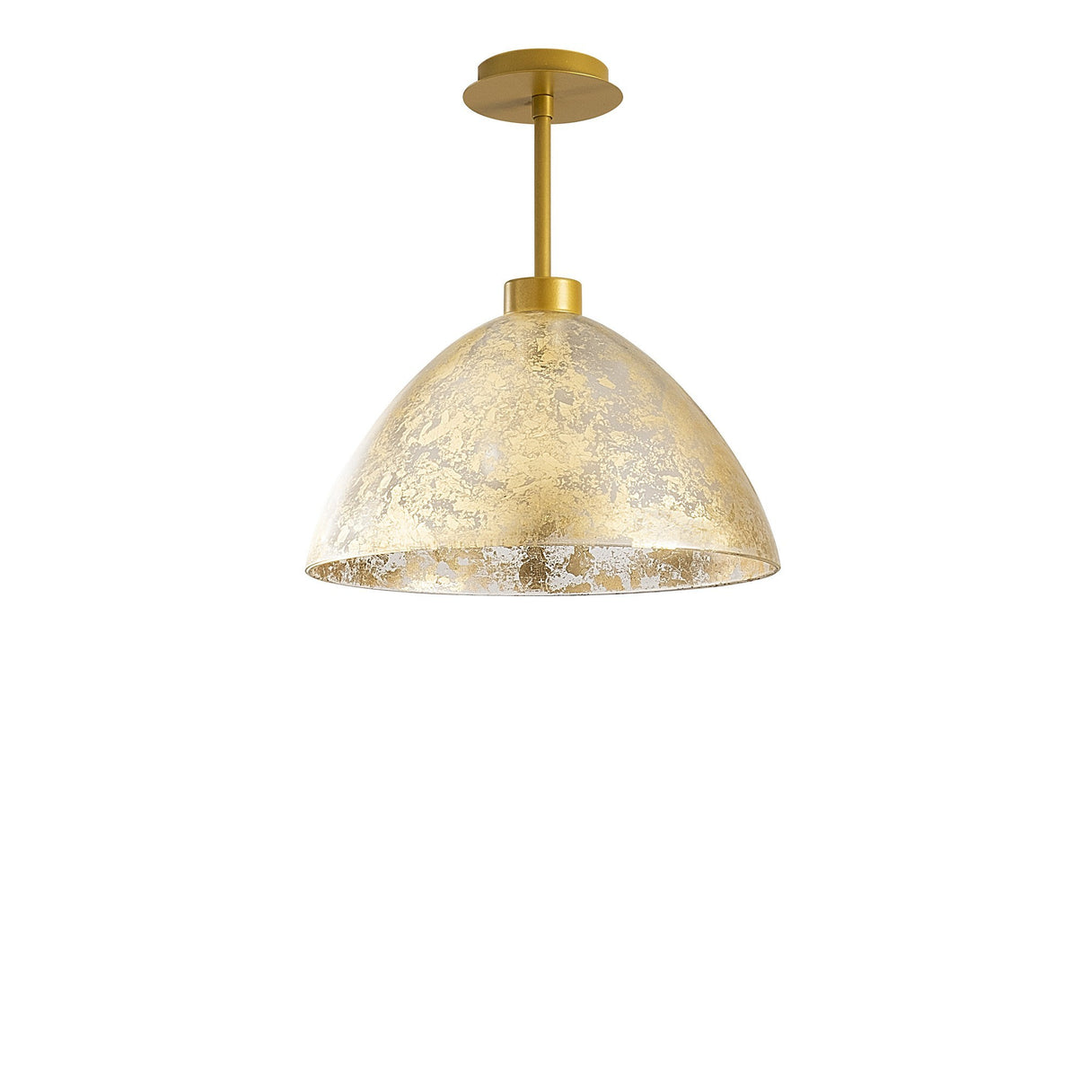 Lampada a sospensione Gold Glass Crest