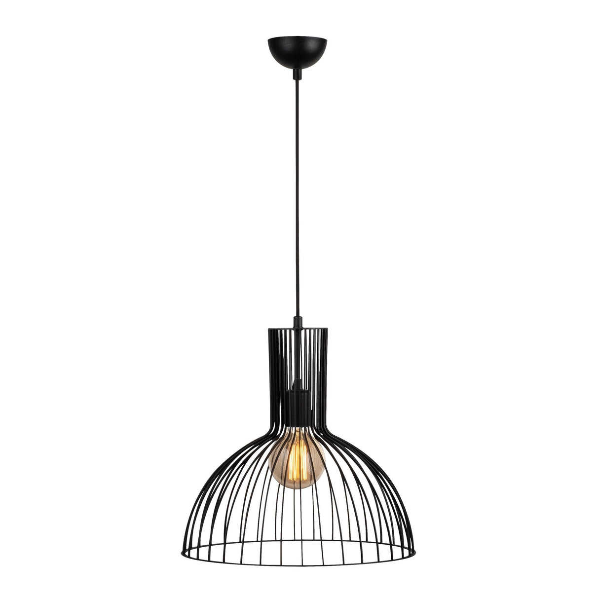 Hanglampen - Hanglamp 1 - lichts Zwart Metaal Quartz - Dimehouse