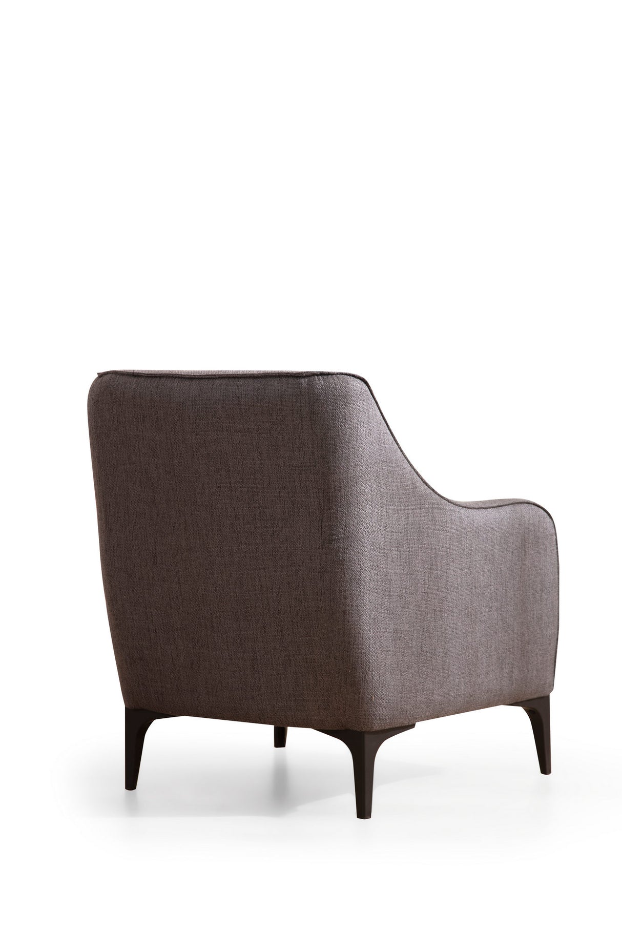 Fauteuils - Modern landelijke fauteuil donkergrijs stof Belissimo - Dimehouse