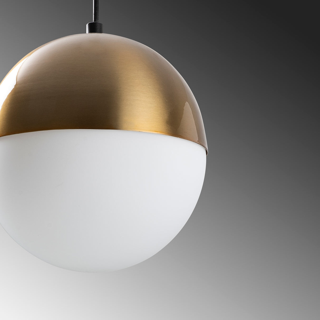 Lampada a sospensione 1 luce Vetro Bianco Regal