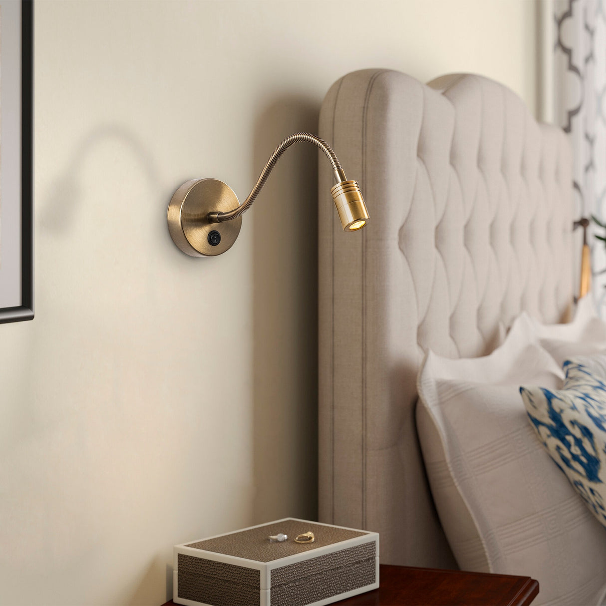 Wandlampen - Wandlamp Bronskleurig Metaal Veridia - Dimehouse