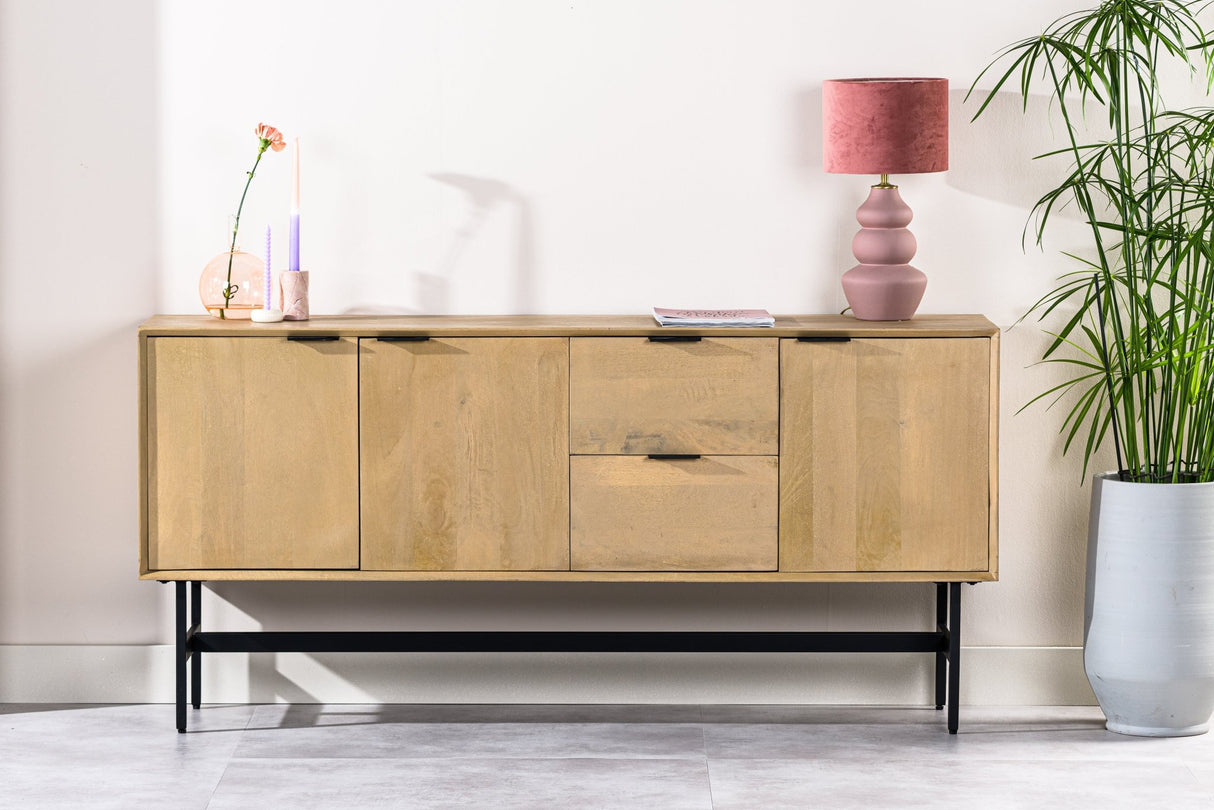 Credenza in legno di mango Zayn 170x40x82 cm