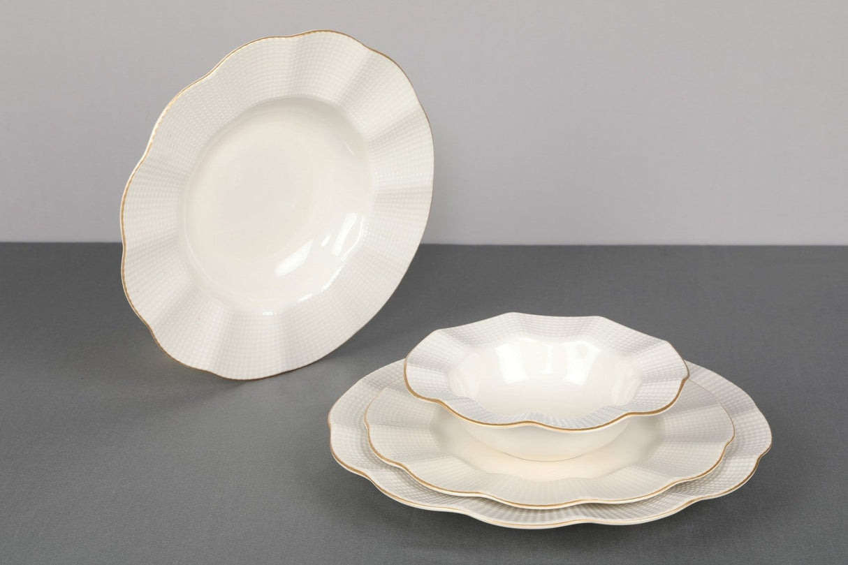 MLN24Y2694R520 Crema Oro 100% PORCELLANA