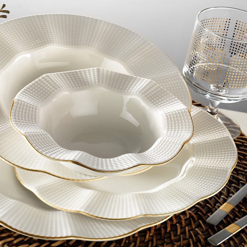 MLN24Y2694R520 Crema Oro 100% PORCELLANA