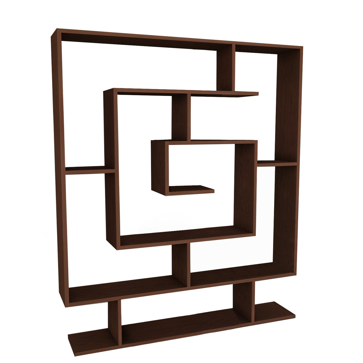 Libreria Sarmasik Wenge Marrone Melaminico 124,8x149,4x22 cm