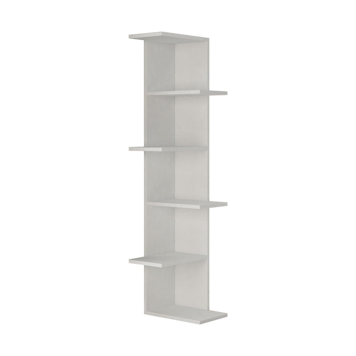 Libreria Saso Melaminico Bianco 37x141x24 cm