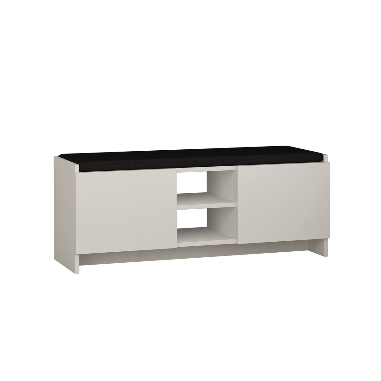 Schoenenkasten - Schoenenkast Wit Melamine - zes vakken - 110x43x37 cm - Zulla - Dimehouse