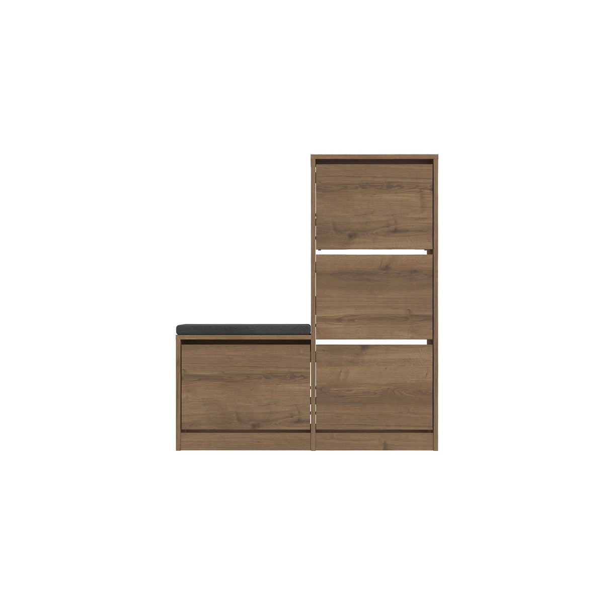 Scarpiera Dude Melamina Naturale 105x118,5x26 cm