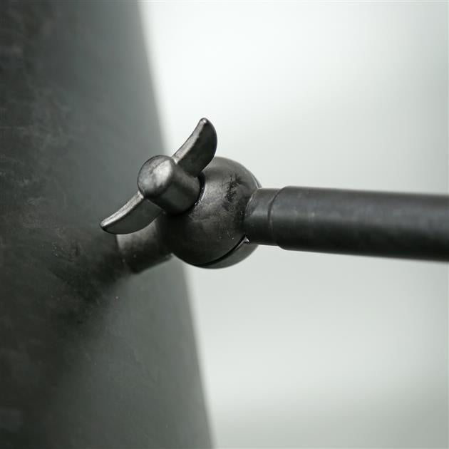 Lampada da terra Carta DH Interior Charcoal LxLxH 60x52x33 Metal Atmosphere foto dettaglio