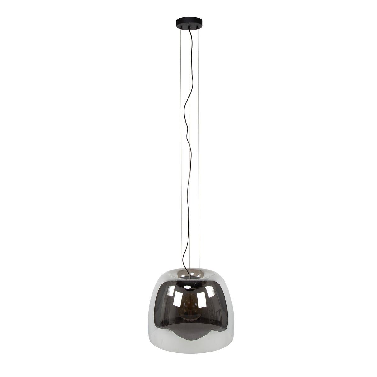 Hanglampen - Hanglamp Dain 1 - lichts XL chroomkleurig glas - Dimehouse