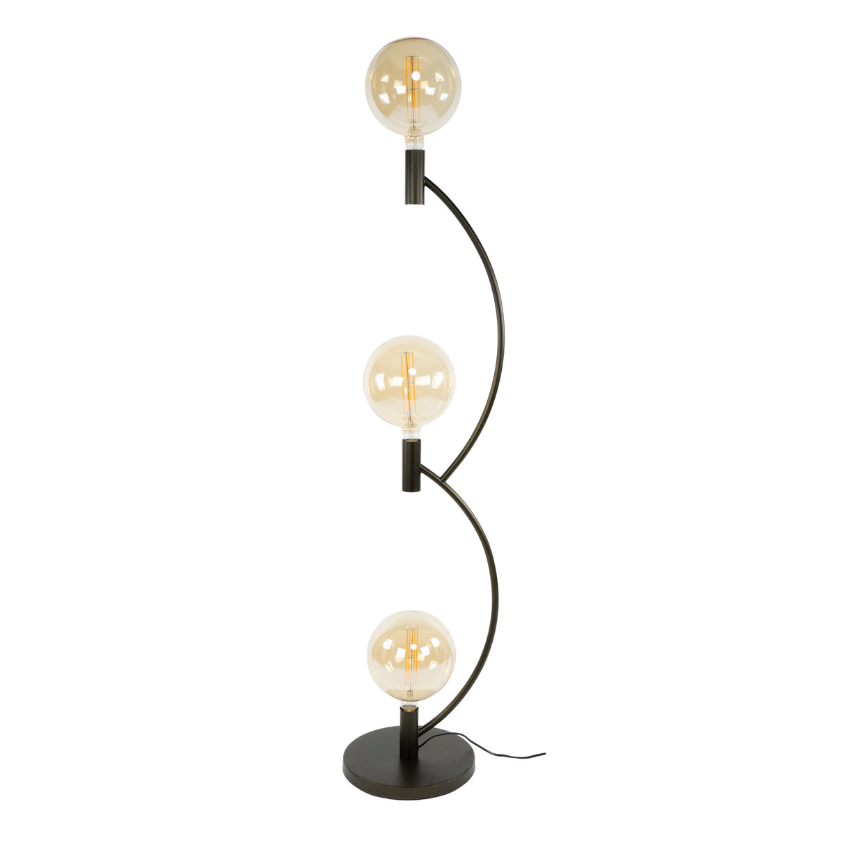 Vloerlampen - Niro Vloerlamp 3 - lichts Sienna bruin - Dimehouse
