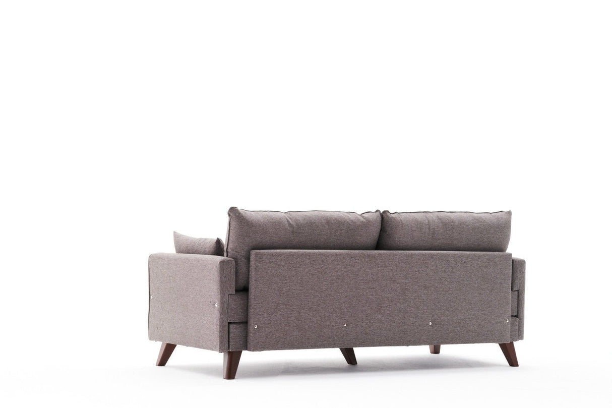 Banken - Slaapbank taupe stof 3 - zits - Bella - Dimehouse