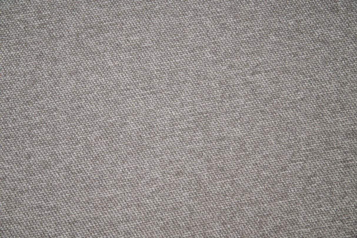 Divano angolare in tessuto grigio - Gambe alte e sottili - Interno solido - 252 x 155 cm - Laterale