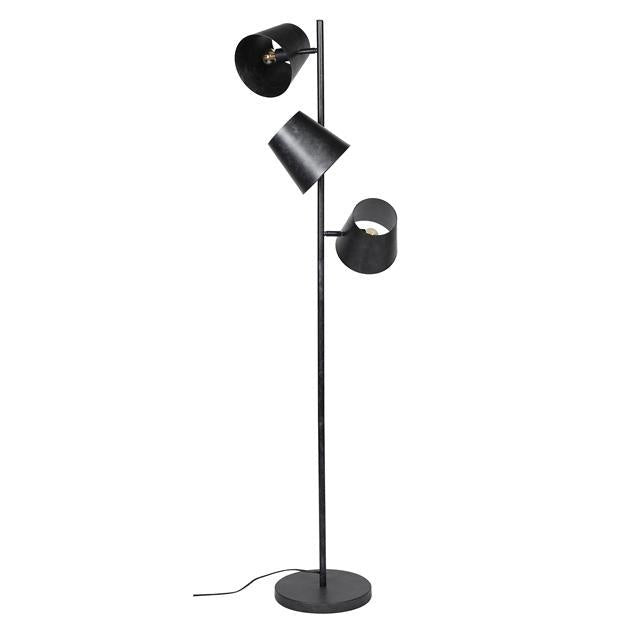 Lampada da terra Carta DH Interior Charcoal LxWxH 76x51x31 Metallo Bianco foto diagonale vista frontale