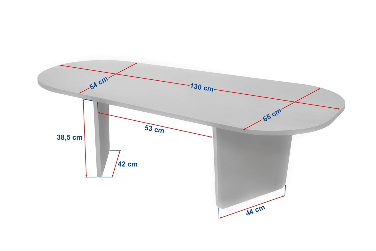 Ovalis - Rovere Pannello truciolare rivestito melaminico al 100%.