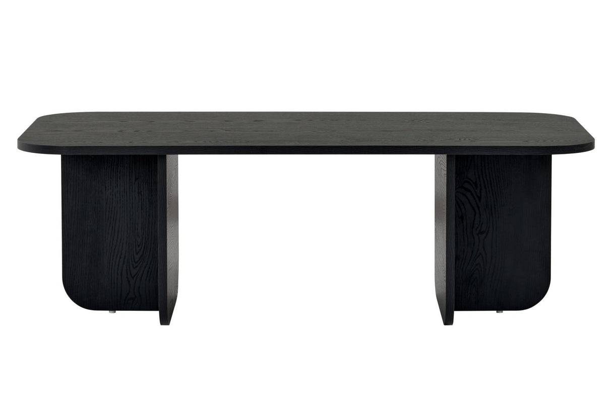 Tavolino Akira legno nero 120 cm Legno composito rivestito melaminico