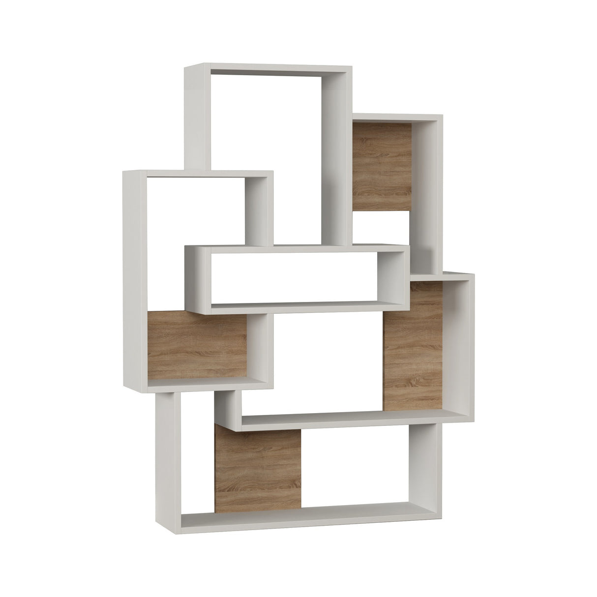 Libreria Barce Rovere Bianco Melaminico 101x132x22 cm