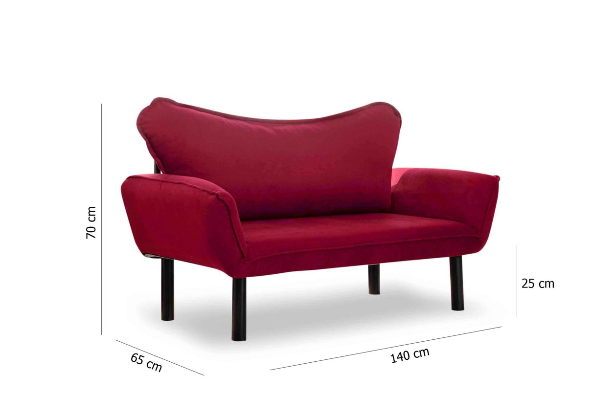 Divano letto Red Velvet - due persone - Chatto