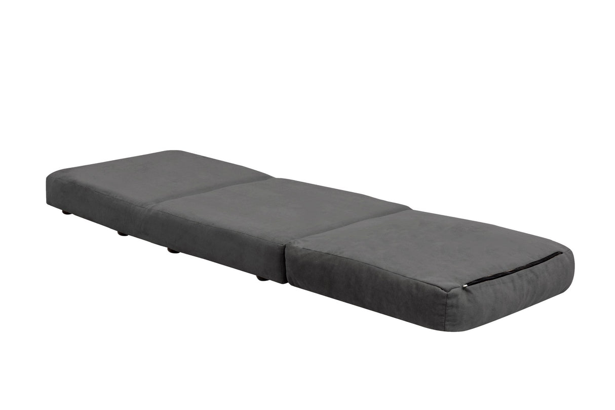 Poltrona letto Tessuto in velluto grigio Taida
