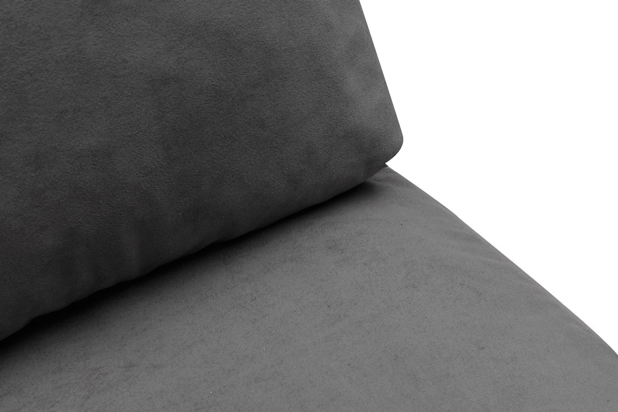 Poltrona letto Tessuto in velluto grigio Taida