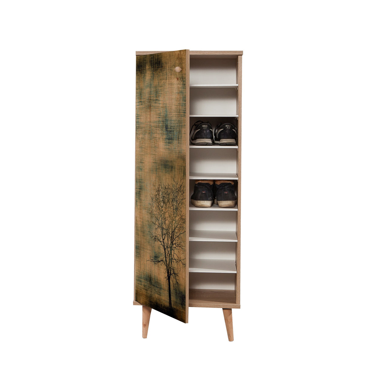 Scarpiera Filinta Sonoma Oak Tree Melaminico 50x135x38 cm