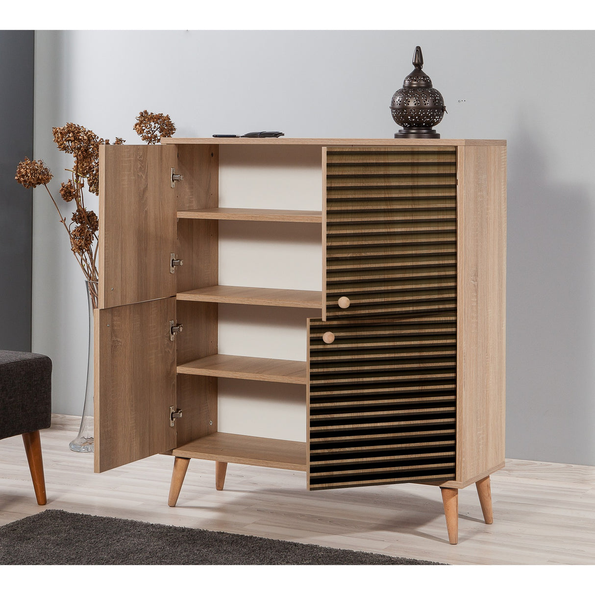 Pensile Multilux Sonoma Oak Melaminico 95x111x36 cm