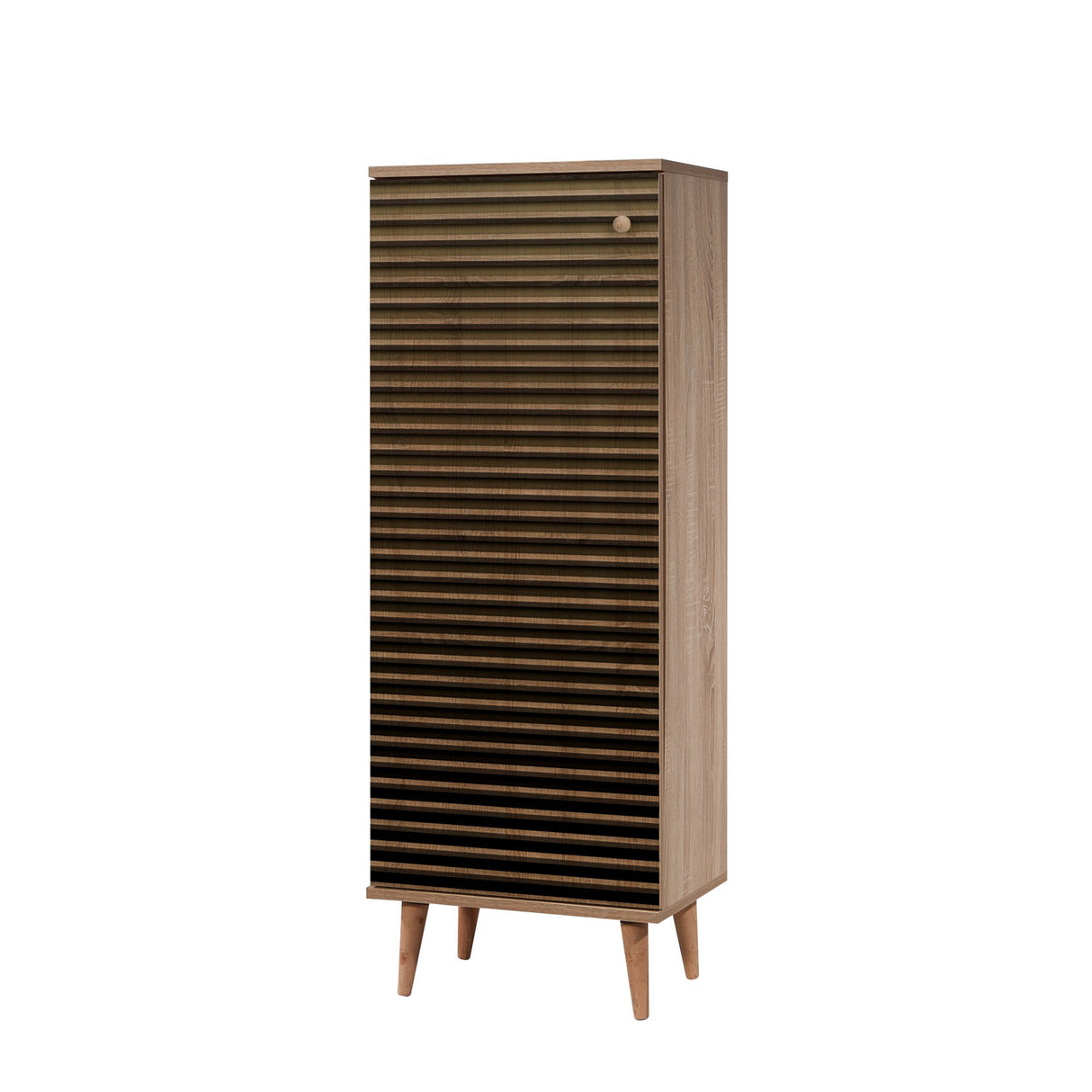 Scarpiera Filinta Rovere Sonoma Melaminico Rigato 50x135x38 cm
