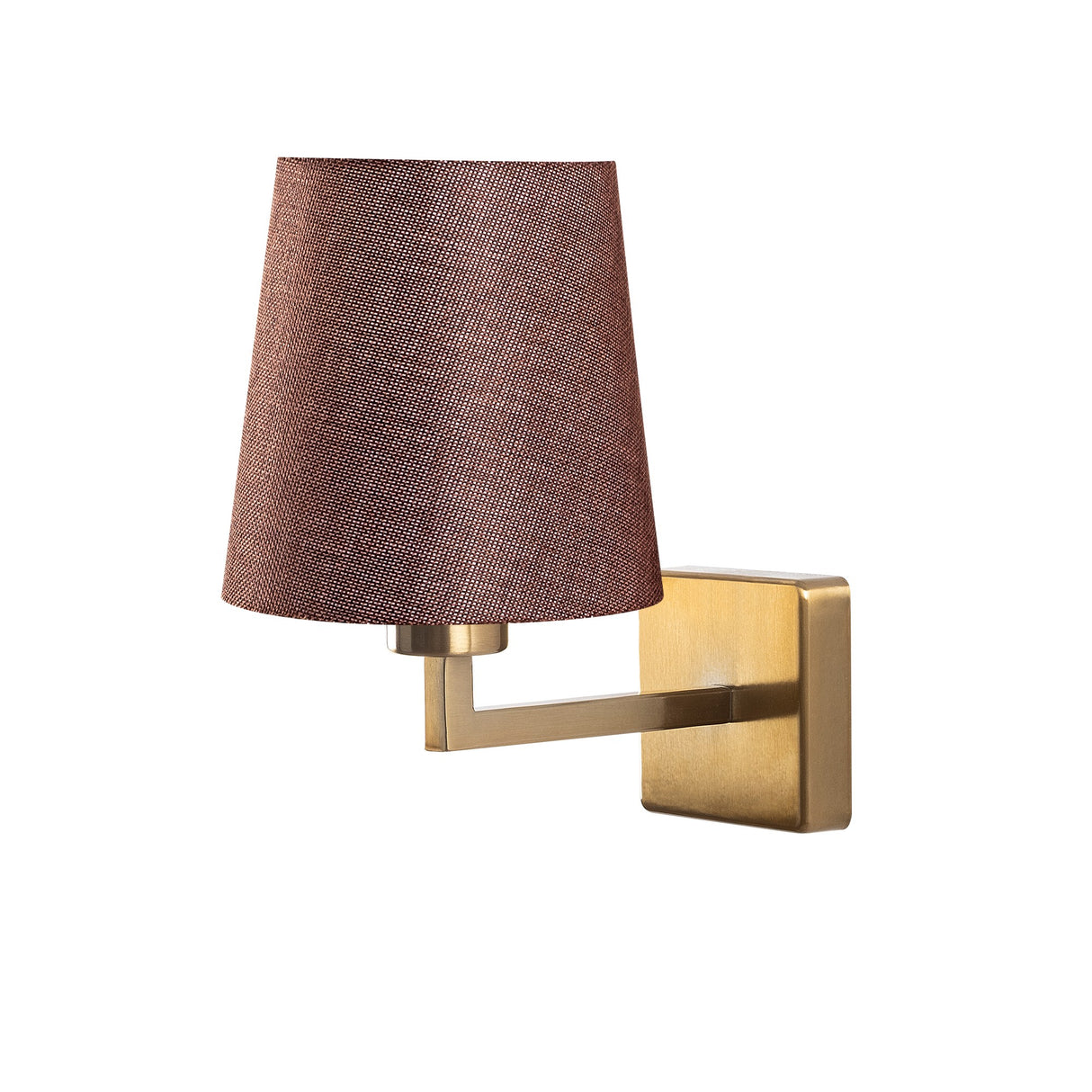 Lampada da parete 1 luce Tessuto Oro Ashburn
